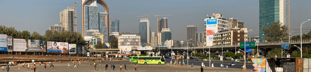 Skyline von Addis Abeba