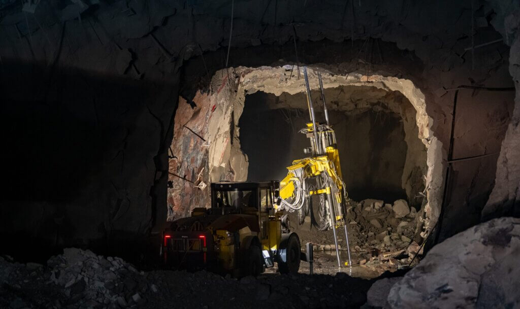 Kupfer Mine in Afrika